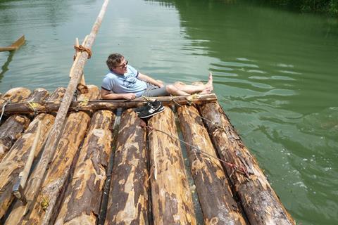 Todd Haynes, subject of this year's retrospective, relaxing on a raft in Munich's River Isar